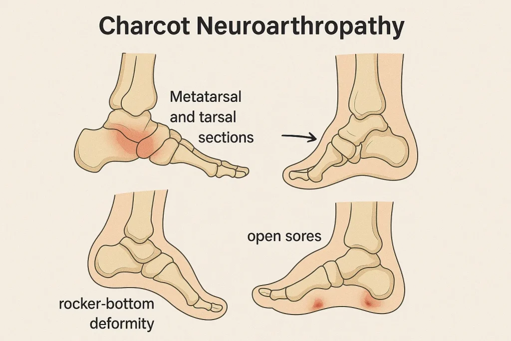 Diabetic Charcot Foot affecting leg  