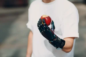 Prosthetic hand designed for daily activities with realistic grip and structure
