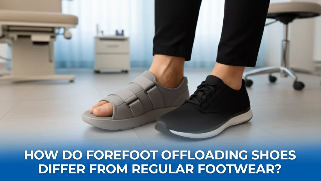 How Do Forefoot Offloading Shoes Differ From Regular Footwear?
