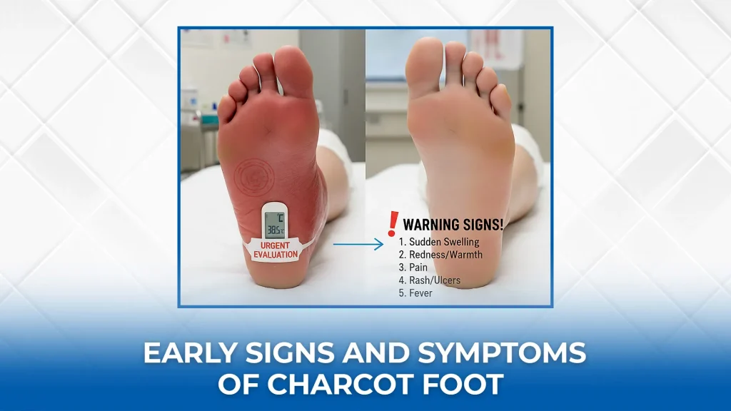 Early Signs and Symptoms of Charcot Foot