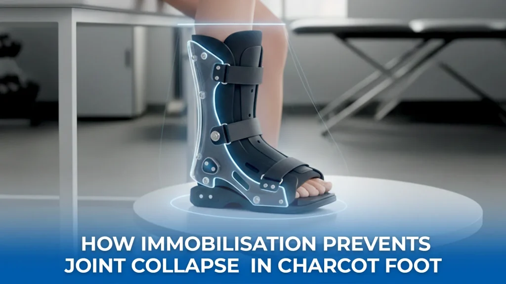 How Immobilisation Prevents Joint Collapse and Micro Trauma in Charcot Foot