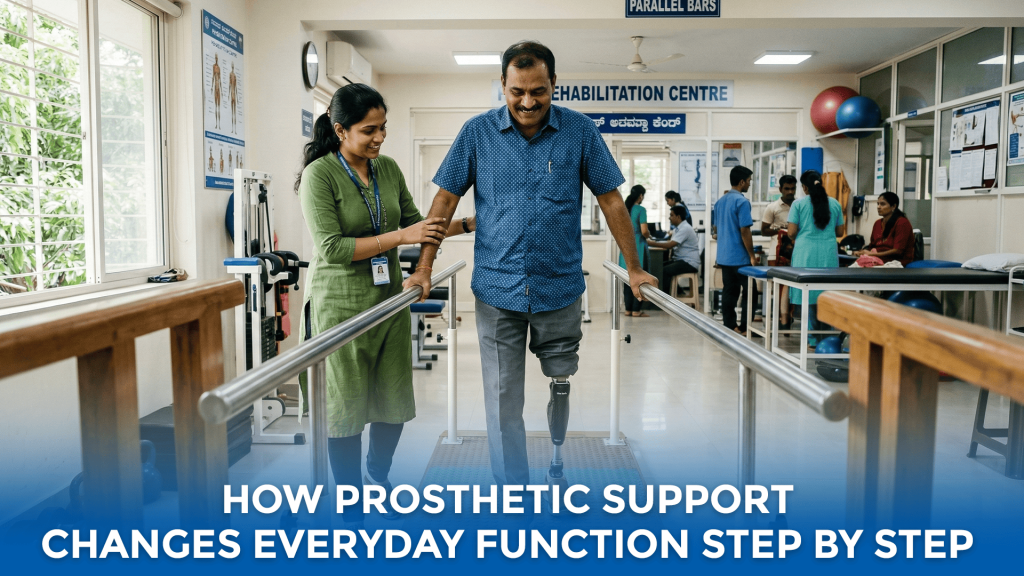 How Prosthetic Support Changes Everyday Function Step by Step