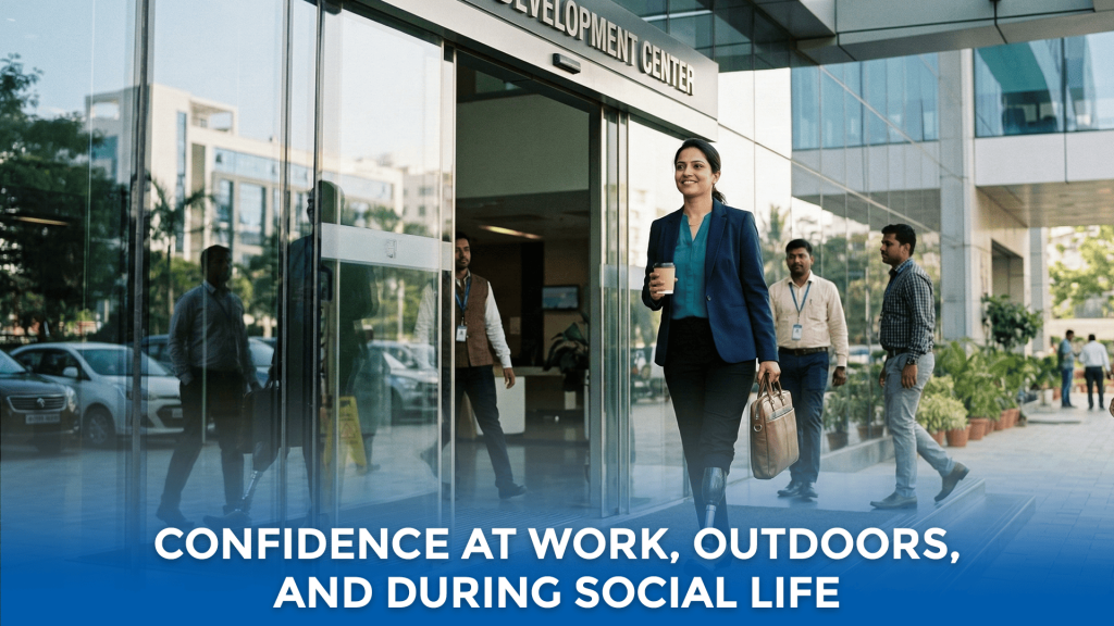 Confidence at Work, Outdoors, and During Social Life