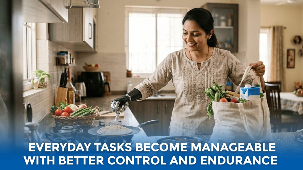 Everyday Tasks Become Manageable With Better Control and Endurance